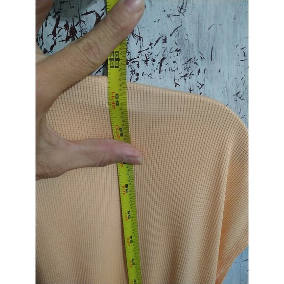 Halara Wide Leg V-neck Romper Orange Boho Beachy Cottage Core Sm - Picture 7 of 9